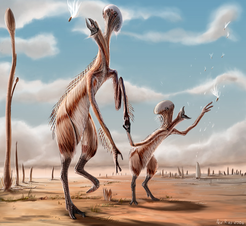 Illustration for article titled Only one artist dares to capture alien creatures in their natural habitat